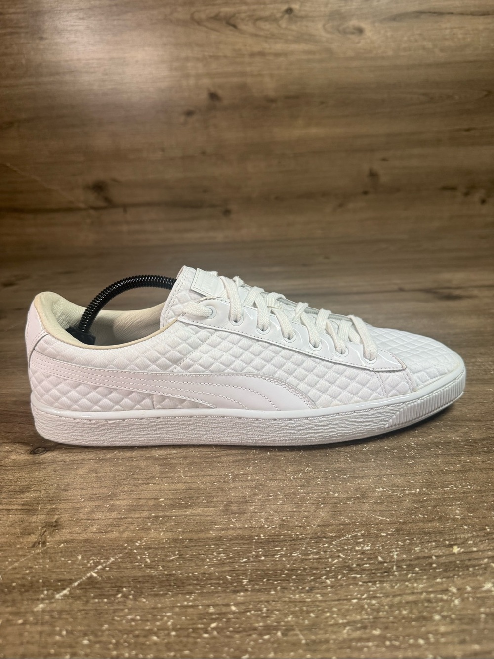Puma x Meek Mill Bike Life Basket Mens 12 White Dreamchasers 362206-02 Rare